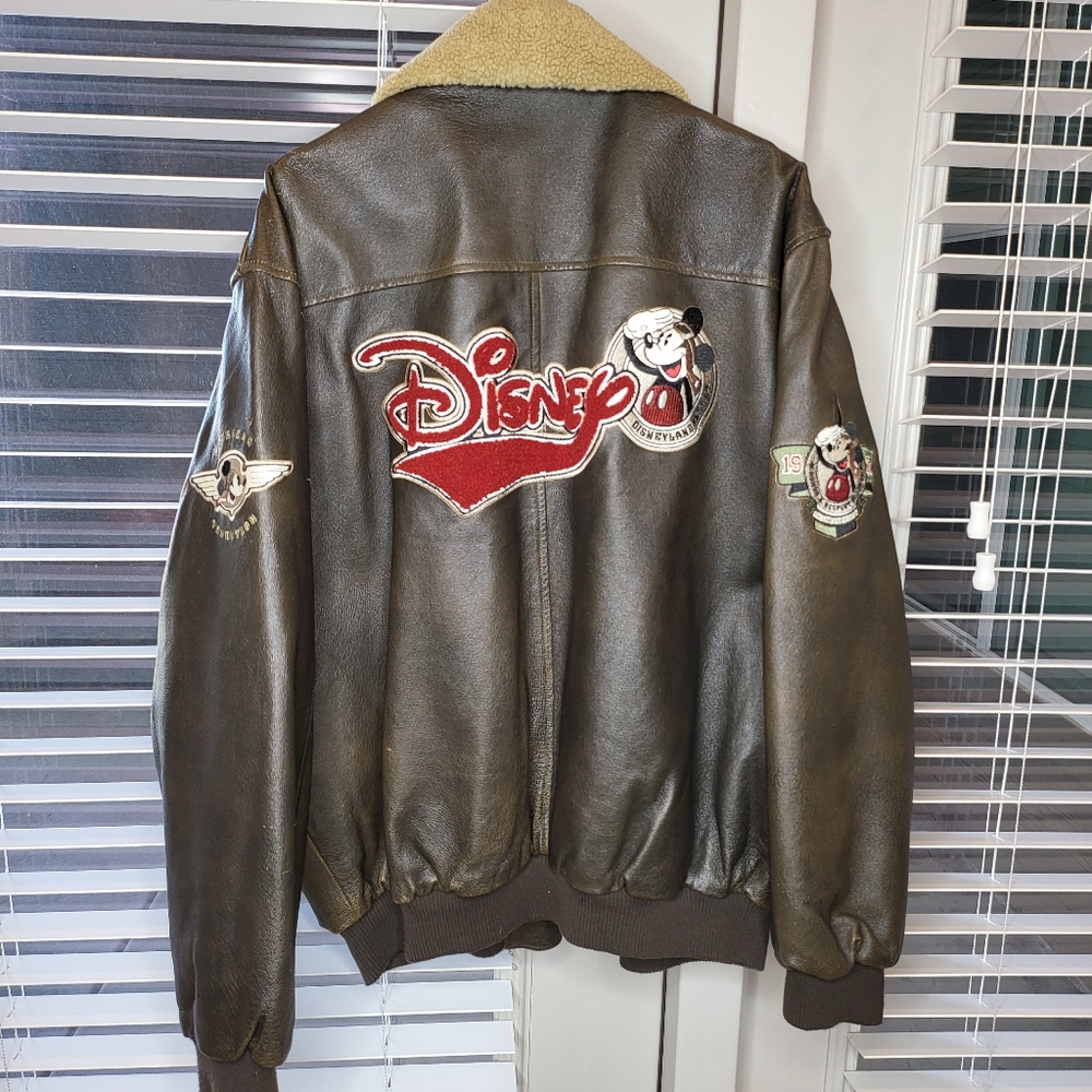 Vintage Disney Mickey Mouse Aviation Bomber jacket